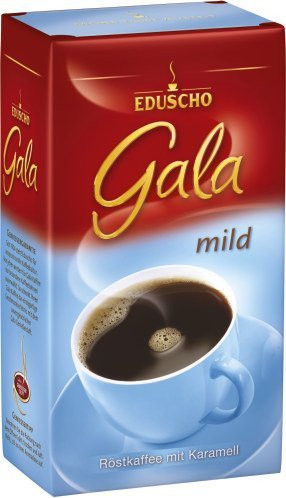 2 Packs Eduscho Gala Mild   Elegant Ground Coffee x 17 6oz