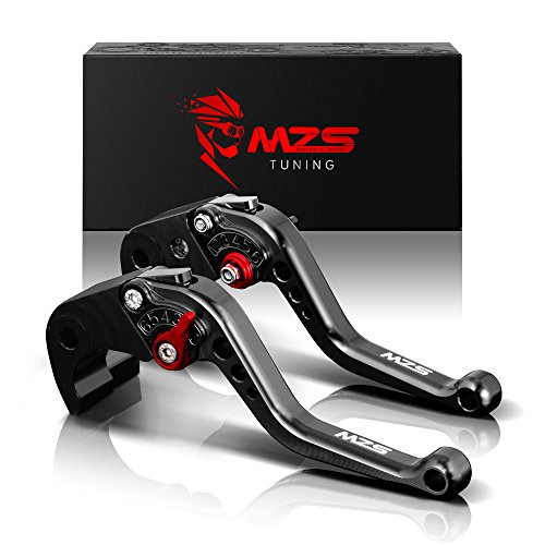 MZS GSXR 1000 Levers Brake Clutch Short CNC Compatible With Suzuki GSXR1000 GSX R1000 2007 2008 Black