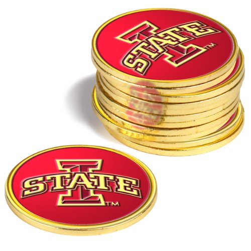 LinksWalker NCAA Iowa State Cyclones - 12 Pack Ball Markers LinksWalker NCAA Iowa State Cyclones - 12 Pack Ball Markers