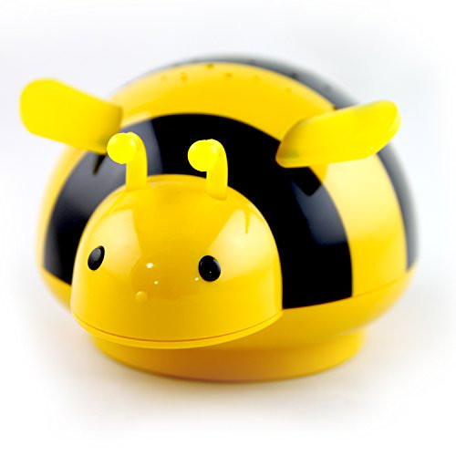 "Touch-Active, Easy Clean" Twilight Constellation Galaxy StarBee Projection Night Light by Lumitusi (Yellow)
