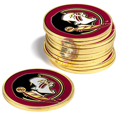 LinksWalker NCAA Florida State Seminoles - 12 Pack Ball Markers LinksWalker NCAA Florida State Seminoles - 12 Pack Ball Markers