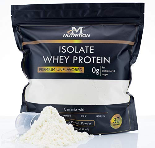 Premium Quality Whey Isolate Protein Powder   Keto Friendly Low Carb Protein Powder   2 Pounds Unflavored Protein Powder With Clean Ingredients   2 Ingredient Isolate Whey Protein