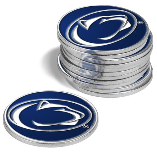 NCAA Penn State Nittany Lions - 12 Pack Ball Markers NCAA Penn State Nittany Lions - 12 Pack Ball Markers