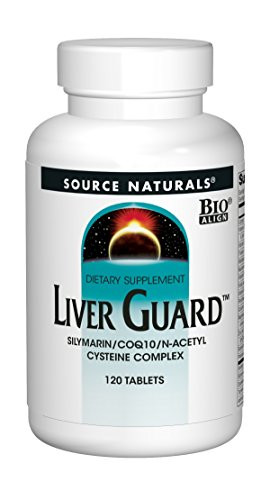 Source Naturals Liver Guard   Silymarin  CoQ10  N Acetyl Cysteine Complex  120 Tablets