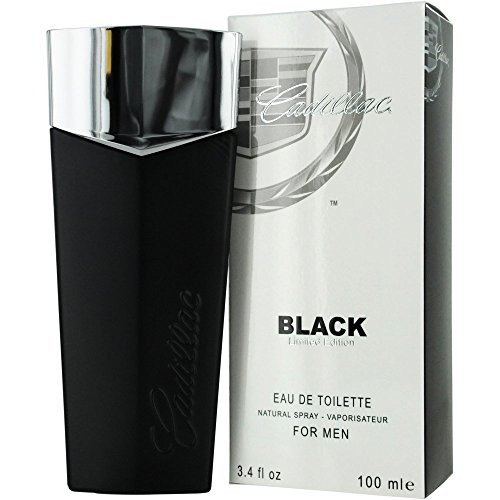Cadillac Eau de Toilette Spray for Men  Black  3 4 Ounce