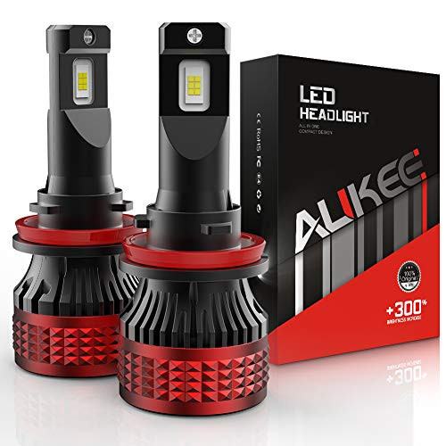 AU KEE H11 LED Headlight Bulb H8 H9 60W 12000LM 6000K Cool White CSP Chips