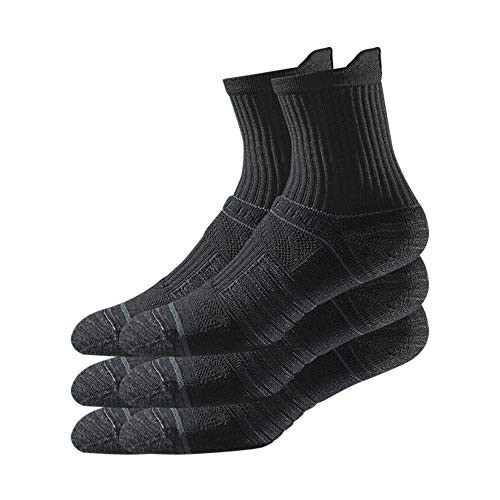 Strideline Premium Athletic Mid Socks 3 Pack Men s Black Strideline Premium Athletic Mid Socks 3 Pack Men s Black