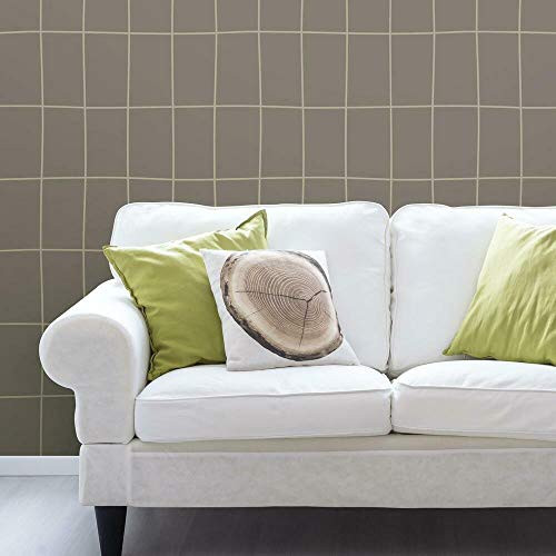 RoomMates Metallic Off The Grid Peel and Stick Wallpaper