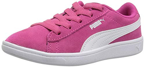 PUMA Baby Vikky Slip On Sneaker  Beetroot Purple White  6 M US Toddler