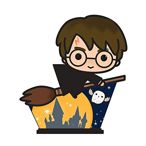 Silver Buffalo Chibi Harry Potter on Broom Ceramic Coin Bank  Muulticolored