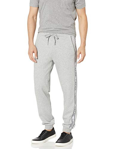 Calvin Klein Men s Athleisure Logo Jogger Sweatpants  Heroic Grey Heather  2X Large
