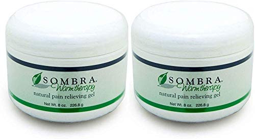Sombra Warm Therapy Natural Pain Relieving Gel  8 Oz  Pack of 2
