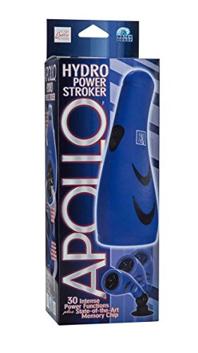California Exotic Novelties Apollo Hydro Power Stroker  Blue