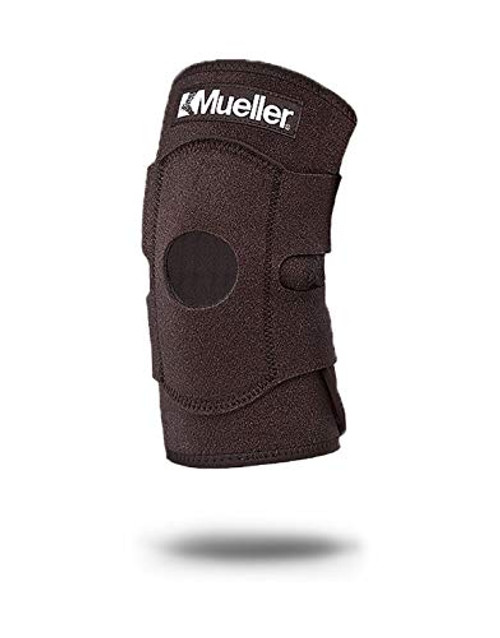 Fabrication Enterprises Mueller Adjustable Knee Support Neoprene Blend Open Black OSFM Fabrication Enterprises Mueller Adjustable Knee Support Neoprene Blend Open Black OSFM