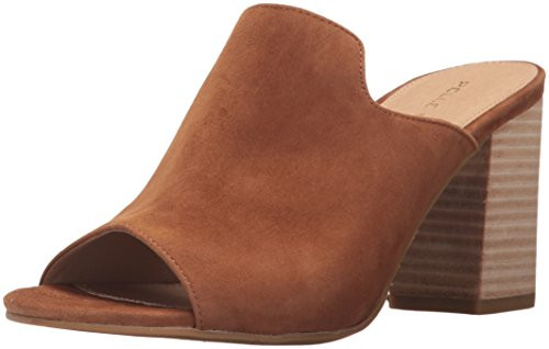 Pelle Moda Women s Blair Heeled Sandal  Cognac  5 5 M US