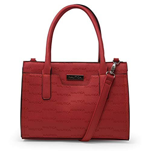 Nautica womens Sandy Jr  Top Handel With Removable Crossbody Strap Satchel Bag  Paradise Pink  One Size US