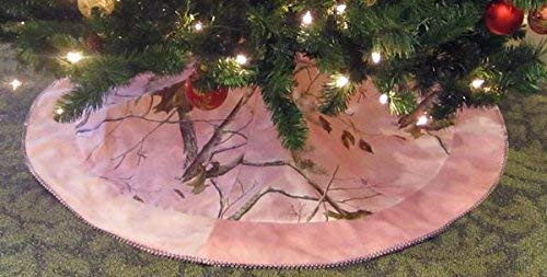 Carstens Realtree Pink AP Camo Christmas Tree Skirt