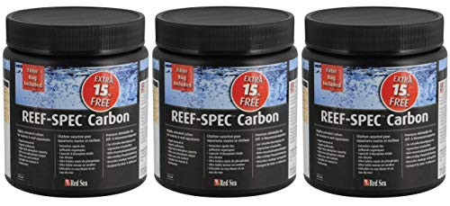 Red Sea 3 Pack of Reef SPEC Carbon  16 9 Ounces Each  Highly Activated for Marine and Reef Aquariums