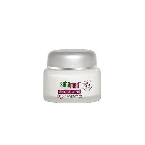 Sebamed Anti Aging Q10 Protection Cream 50 ml  PH 5 5 for sensitive skin 28 days to visibly less wrinkles  Germany Brand