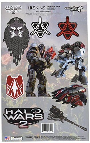 Controller Gear Halo Wars 2 - 7"x11" Banished Decal Skin Pack - Officially Licensed - Xbox One