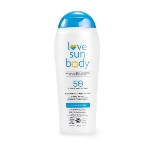 Love Sun Body 100 Natural Origin Mineral Sunscreen SPF 50 Fragrance Free 6 76 oz 200 ml Cosmos Natural Love Sun Body 100 Natural Origin Mineral Sunscreen SPF 50 Fragrance Free 6 76 oz 200 ml Cosmos Natural