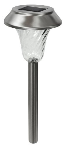 Sterno Home GL23539SS6 Paradise Solar Stainless Steel Path Light, 6-Pack, Piece