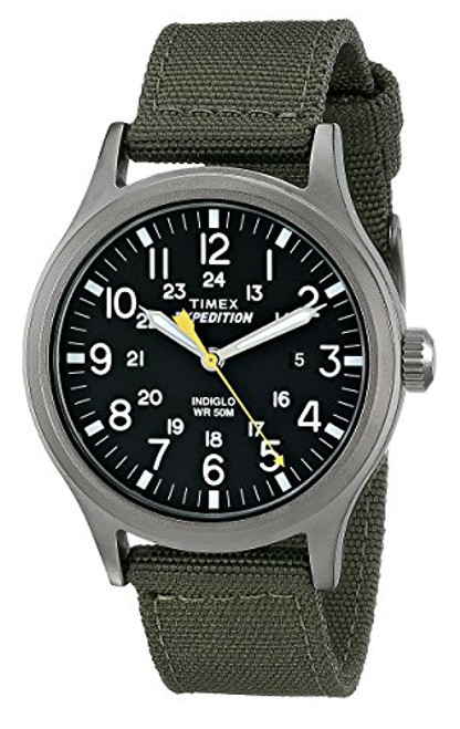 Timex Men s T49961 Expedition Scout 40 Green Nylon Strap Watch Timex Men s T49961 Expedition Scout 40 Green Nylon Strap Watch