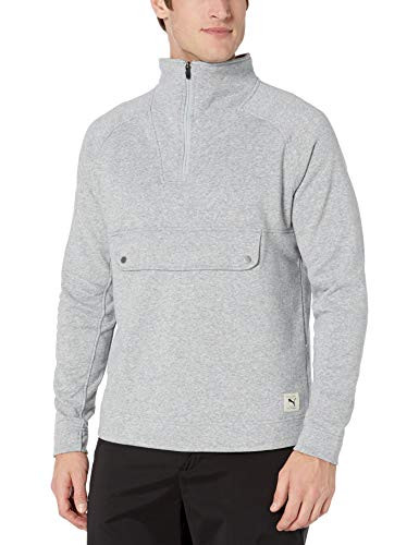 Puma Golf 2019 Fusion 1 4 Zip  QUARRY HEATHER  x Large