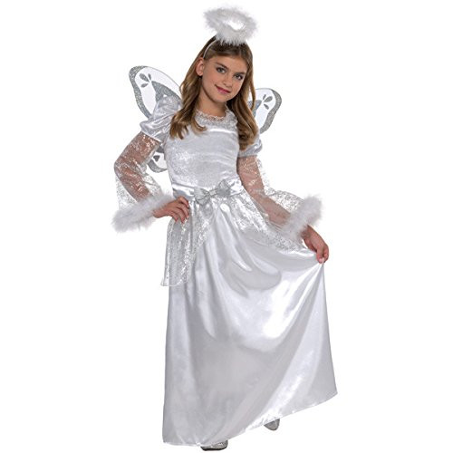 Amscan Christmas Angel Costume for Girls  Large  with Included Accessories