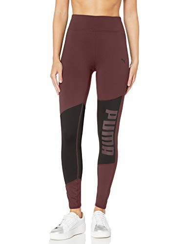 PUMA Women s DryCELL 7 8 Graphic Tights  Vineyard Wine Black  S