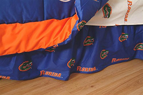 College Covers Florida Gators Printed Dust Ruffle  Queen