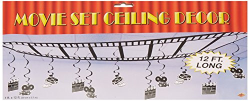 Movie Set Ceiling Decor Party Accessory (1 count) (1/Pkg)