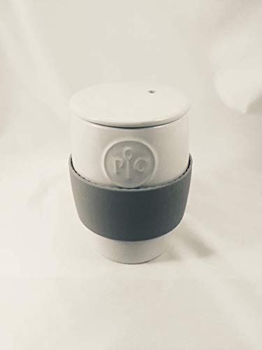 Pampered Chef Ceramic Egg Cooker   Microwave Egg Poacher   Quick Scrambled Eggs Maker   Silicone Sleeve for Easy Grip and Heat Protection   1529