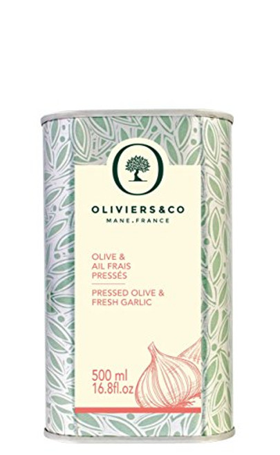 Oliviers Co Olive Garlic Oil 16 8 FL OZ Flavored Extra Virgin Olive Oil First Cold Pressed with Fresh Garlic Oliviers Co Olive Garlic Oil 16 8 FL OZ Flavored Extra Virgin Olive Oil First Cold Pressed with Fresh Garlic