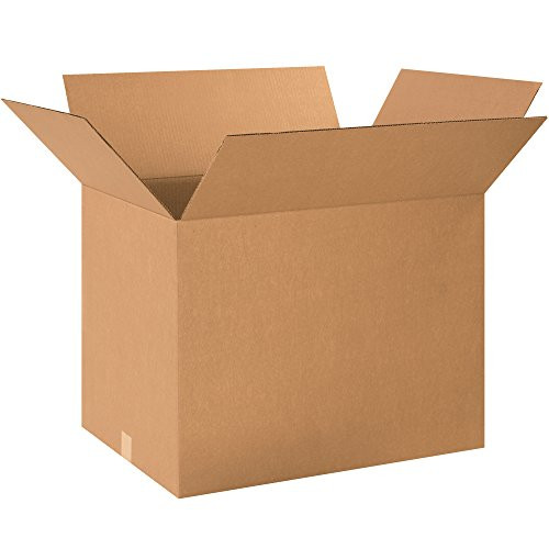 Aviditi 241818 Corrugated Cardboard Box 24  L x 18  W x 18  H  Kraft  for Shipping  Packing and Moving  Pack of 10