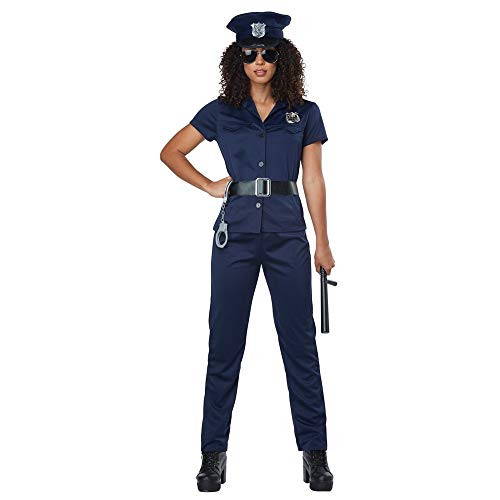 California Costumes Women s Police Woman   Adult Costume Adult Costume   Navy  Medium