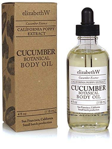 elizabethW Cucumber Body Oil   4 ounces