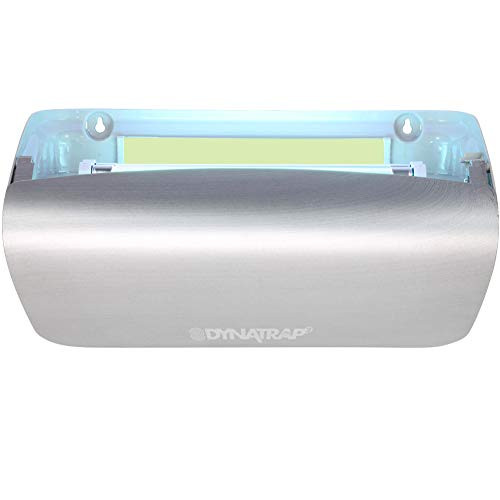 DynaTrap Indoor Insect and Mosquito Trap Wall Mount  UV Light  StickyTech  600 Square Feet  Silver