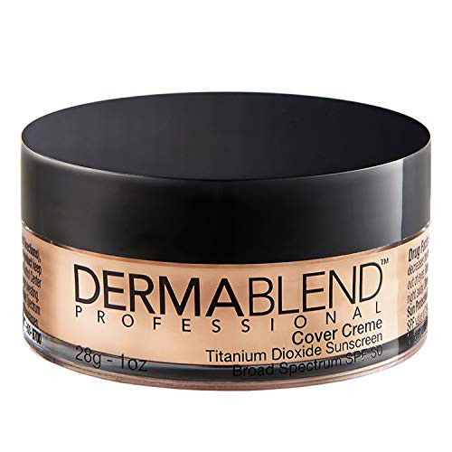 Dermablend Cover Creme High Coverage Foundation with SPF 30  25N Natural Beige  1 Oz