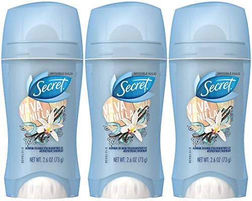 Secret Scent Expressions Va Va Vanilla Invisible Solid Antiperspirant   Deodorant 2 6 oz  Pack of 3