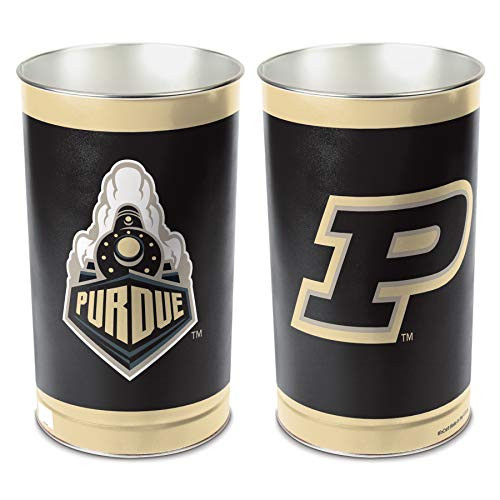 WinCraft NCAA Purdue Boilermakers 15 Waste Basket  Team Color  One Size