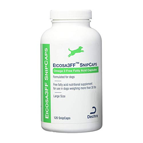 Dechra Eicosa3FF SnipCaps  Large   for Dogs Over 30lbs  120 Count