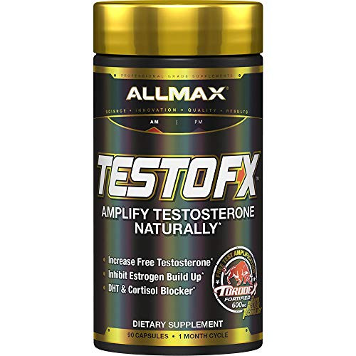 ALLMAX TESTOFX  5 Stage Male Testosterone Amplifier  Dietary Supplement  90 Capsules  30 Day Supply