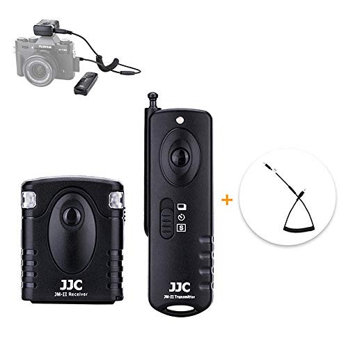 Wireless Shutter Remote Control JJC Remote Shutter Release Controller Fit for Fuji Fujifilm X-T3 X-T2 X-T1 X-T20 X-T10 X-T100 X-Pro2 X-E3 X-E2S X-E2 X-A5 X-A10 X-H1 X100F X100T X70 X30 XF10 GFX 50S