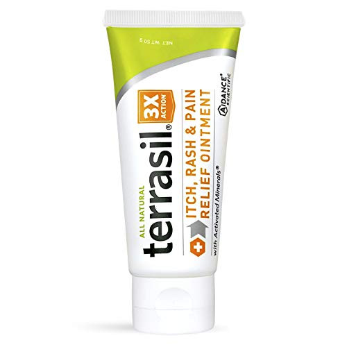 Itch and Rash Max 50gm   Natural Ointment for Grovers Disease  Erythrasma  Intertrigo  Pruritus  Miliaria  Poison Ivy  Oak Sumac and Bug Bites by Terrasil