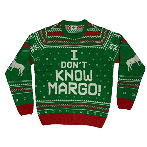 I Don t Know Margo Ugly Christmas Sweater  X Large  Green