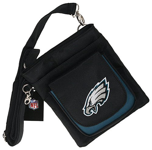 NFL Philadelphia Eagles Crossbody Handbag Womens  Embroidered Logo by Little Earth