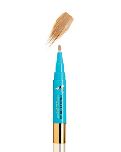 Veil Cosmetics Complexion Fix Oil Free Concealer  Highlighter  Under Eye Corrector Pen for Dark Circles and Acne Cover Up   Vegan   Cruelty Free   Paraben Free  3G Medium Gold