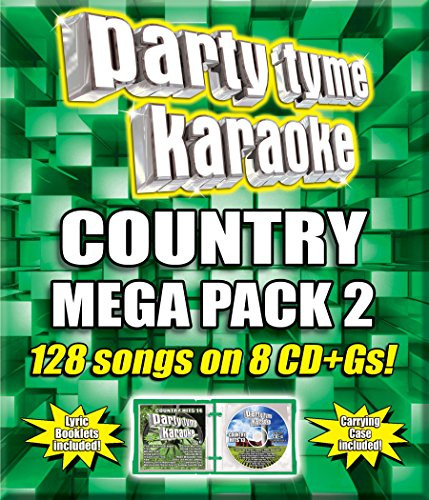Party Tyme Karaoke   Country Mega Pack 2  8 CD   G