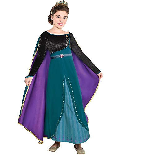 Party City Disney Frozen 2 Epilogue Anna Halloween Costume for Kids 3T 4T Includes Dress Leggings For Pretend Play Party City Disney Frozen 2 Epilogue Anna Halloween Costume for Kids 3T 4T Includes Dress Leggings For Pretend Play